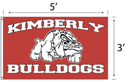 Kimberly Bulldogs Flag