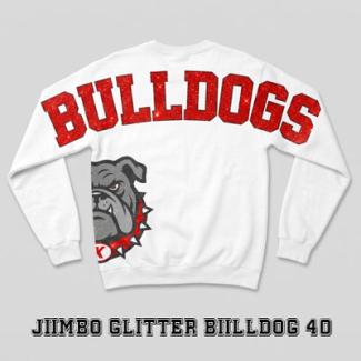 Jumbo Glitter Bulldog